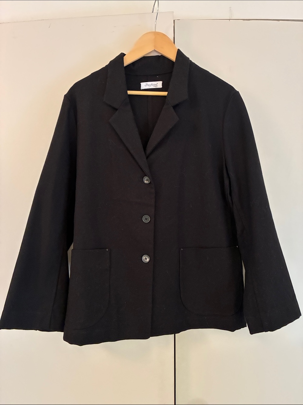 Black Women's Tailored Blazer Jacket by